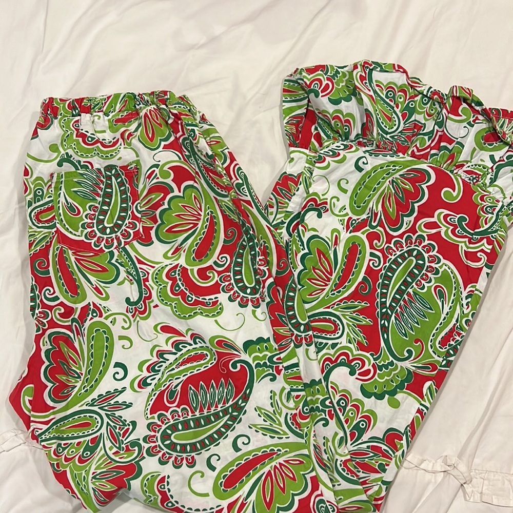 Mud pie Christmas pajama pants size small